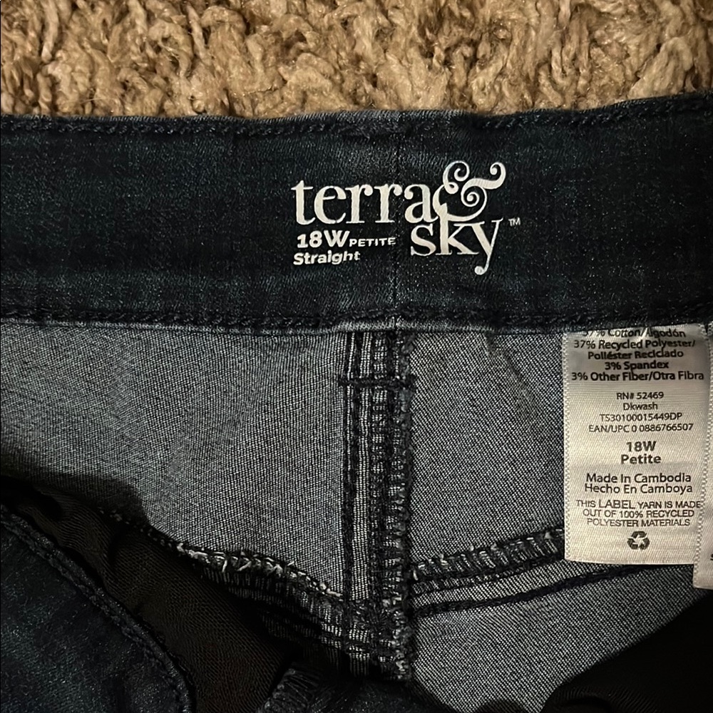 Terra & Sky Blue Straight Leg Jeans - Picture 2 of 4